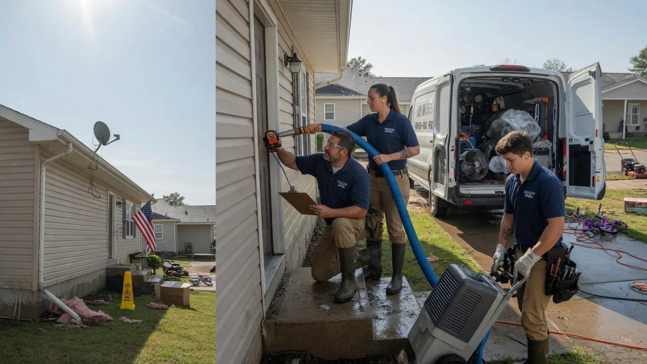 Ceiling Water Damage Restoration in Kenton, OH near me